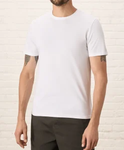 Pact Organic Luxe Essential Slim Fit Crewneck Tee