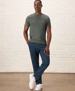 Pact Organic Luxe Essential Slim Fit Crewneck Tee