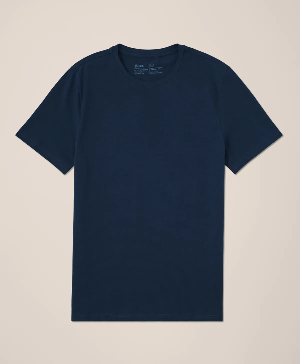 Pact Organic Luxe Essential Slim Fit Crewneck Tee