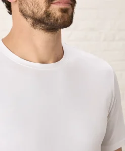 Pact Organic Luxe Essential Slim Fit Crewneck Tee