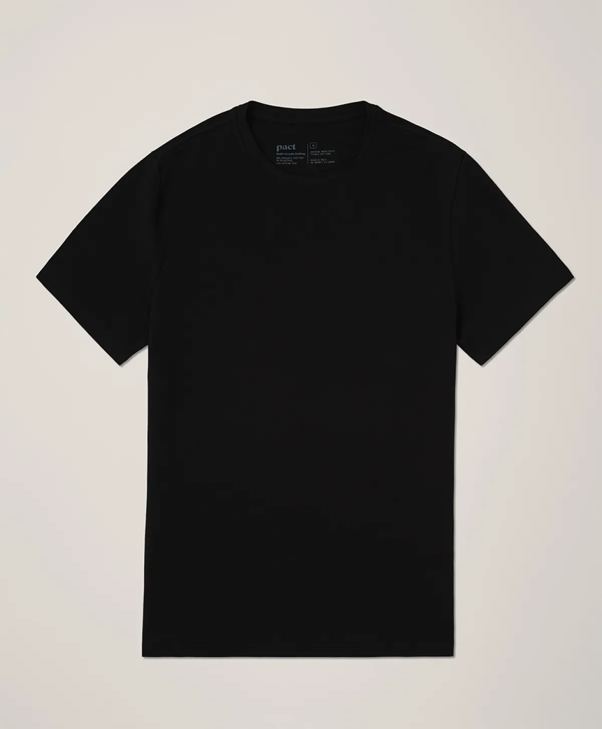Pact Organic Luxe Essential Slim Fit Crewneck Tee