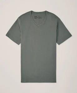 Pact Organic Luxe Essential Slim Fit V-Neck Tee