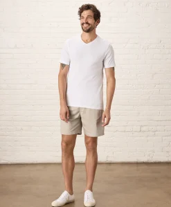 Pact Organic Luxe Essential Slim Fit V-Neck Tee