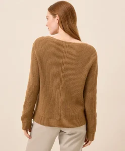 Women Pact Organic Luxe Knit Boatneck Sweater