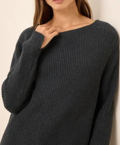 Women Pact Organic Luxe Knit Boatneck Sweater