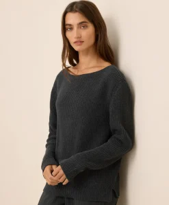 Women Pact Organic Luxe Knit Boatneck Sweater