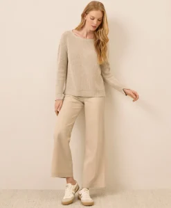 Women Pact Organic Luxe Knit Boatneck Sweater