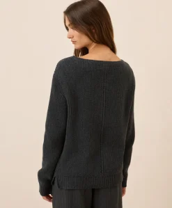 Women Pact Organic Luxe Knit Boatneck Sweater