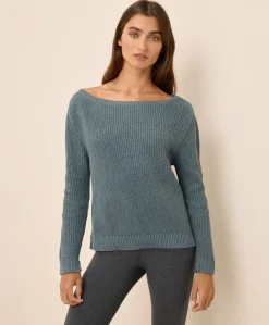 Women Pact Organic Luxe Knit Boatneck Sweater