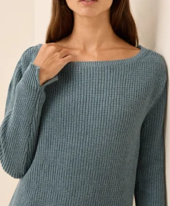 Women Pact Organic Luxe Knit Boatneck Sweater