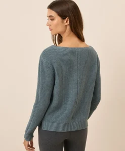 Women Pact Organic Luxe Knit Boatneck Sweater