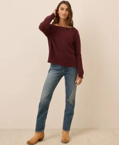 Women Pact Organic Luxe Knit Boatneck Sweater