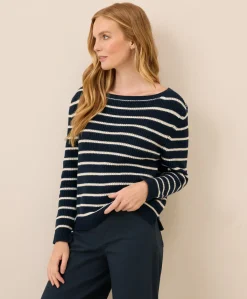 Women Pact Organic Luxe Knit Boatneck Sweater