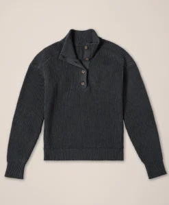 Women Pact Organic Luxe Knit Henley Sweater