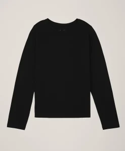 Women Pact Organic Luxe Stretch Jersey Slim Long Sleeve Tee
