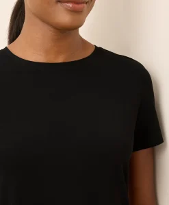 Women Pact Organic Luxe Stretch Jersey Slim Tee