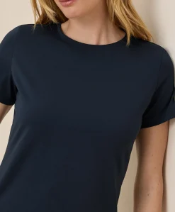 Women Pact Organic Luxe Stretch Jersey Slim Tee