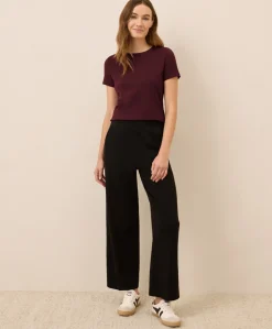 Women Pact Organic Luxe Stretch Jersey Slim Tee