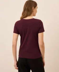 Women Pact Organic Luxe Stretch Jersey Slim Tee