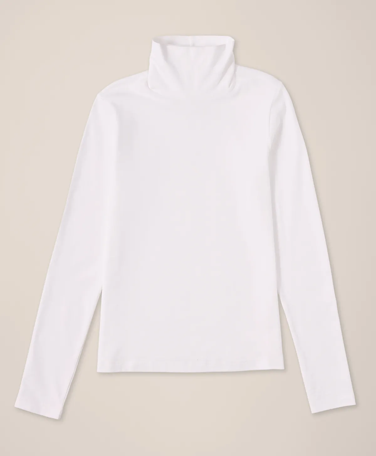 Women Pact Organic Luxe Stretch Jersey Slim Turtleneck