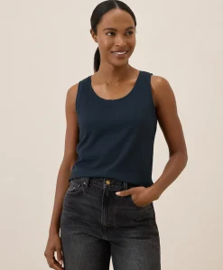 Women Pact Organic Luxe Stretch Jersey Tank