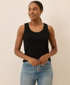 Women Pact Organic Luxe Stretch Jersey Tank