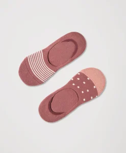 Women Pact Organic No-Show Socks 2-Pack