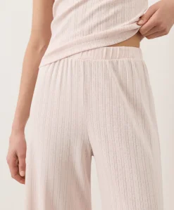 Women Pact Organic Pointelle Wide Leg Pant