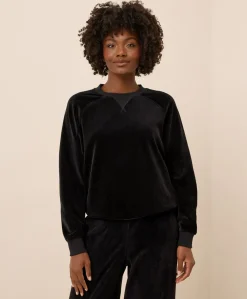 Women Pact Organic Pure Velour Crew Sweatshirt