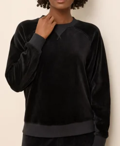Women Pact Organic Pure Velour Crew Sweatshirt