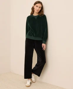 Women Pact Organic Pure Velour Crew Sweatshirt