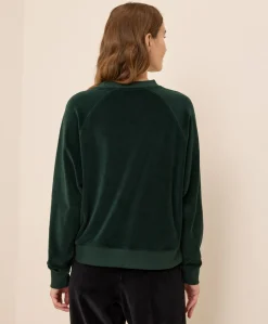 Women Pact Organic Pure Velour Crew Sweatshirt