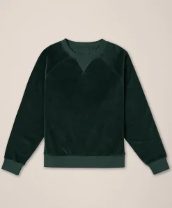 Women Pact Organic Pure Velour Crew Sweatshirt
