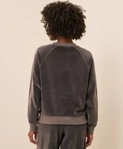 Women Pact Organic Pure Velour Crew Sweatshirt