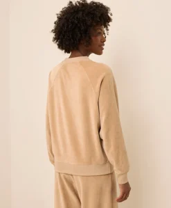 Women Pact Organic Pure Velour Crew Sweatshirt