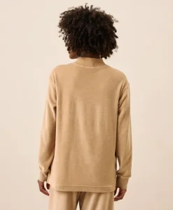 Women Pact Organic Pure Velour Mock Tunic