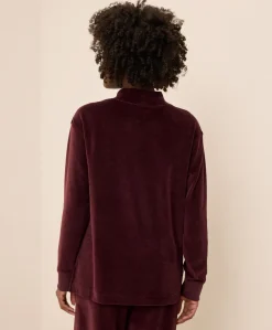 Women Pact Organic Pure Velour Mock Tunic