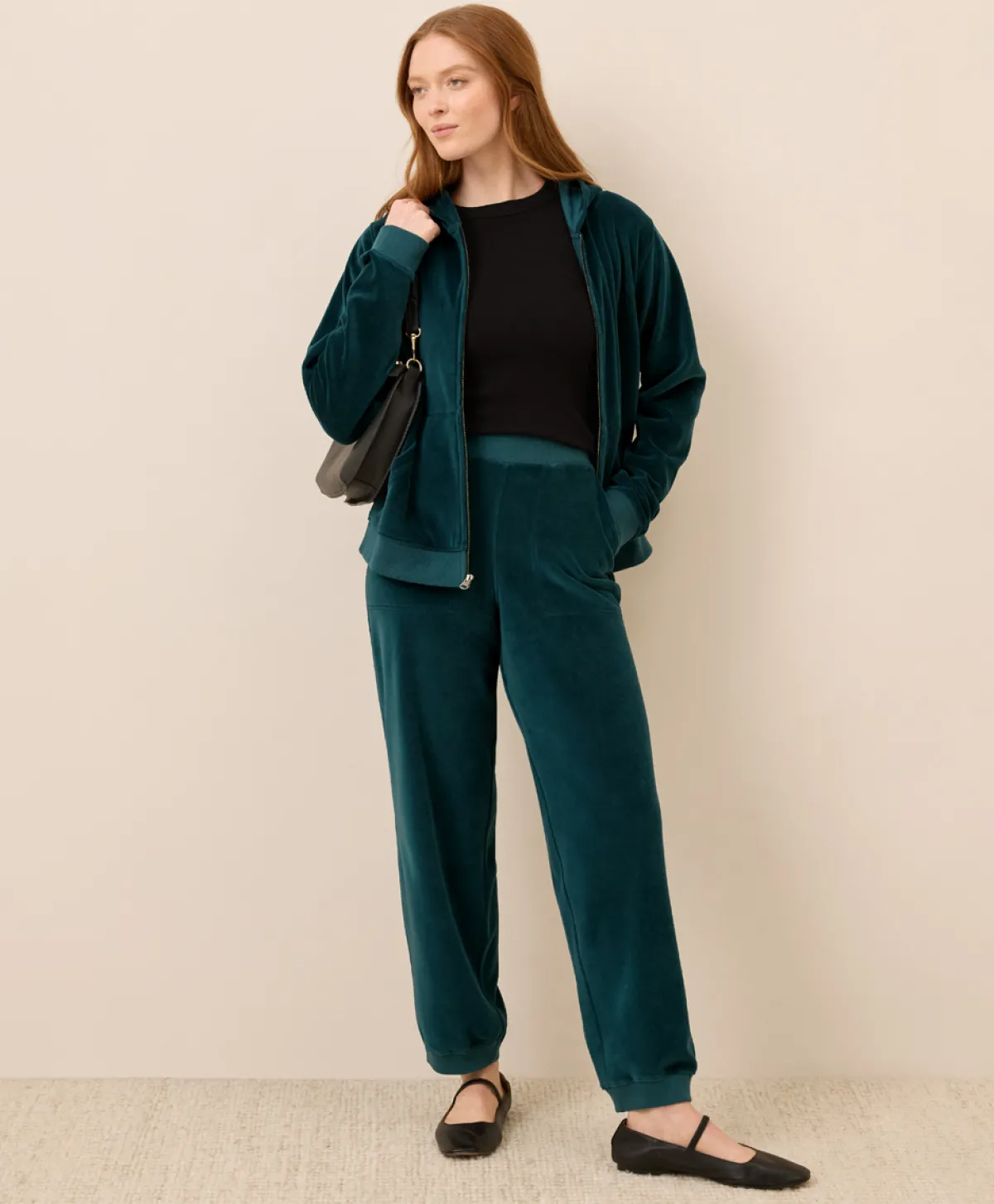 Women Pact Organic Pure Velour Relaxed Sweatpant