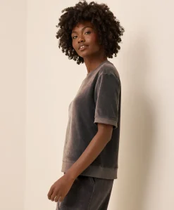 Women Pact Organic Pure Velour Sweatshirt Tee
