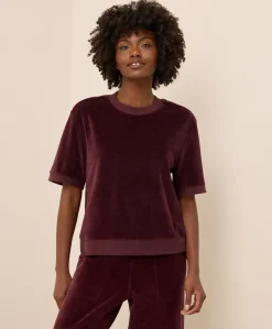 Women Pact Organic Pure Velour Sweatshirt Tee
