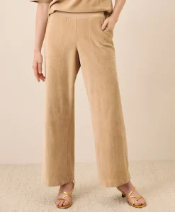 Women Pact Organic Pure Velour Wide Leg Pant