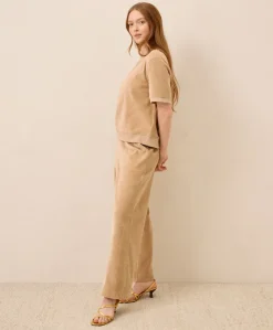 Women Pact Organic Pure Velour Wide Leg Pant