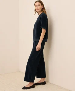 Women Pact Organic Pure Velour Wide Leg Pant
