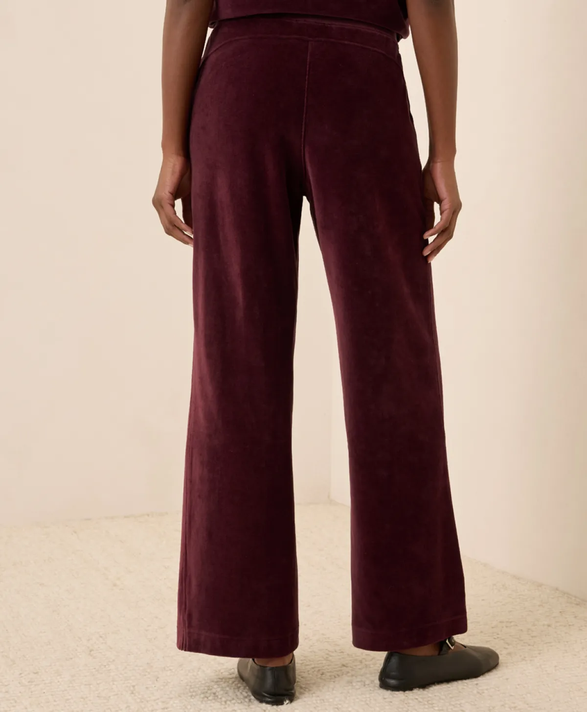 Women Pact Organic Pure Velour Wide Leg Pant