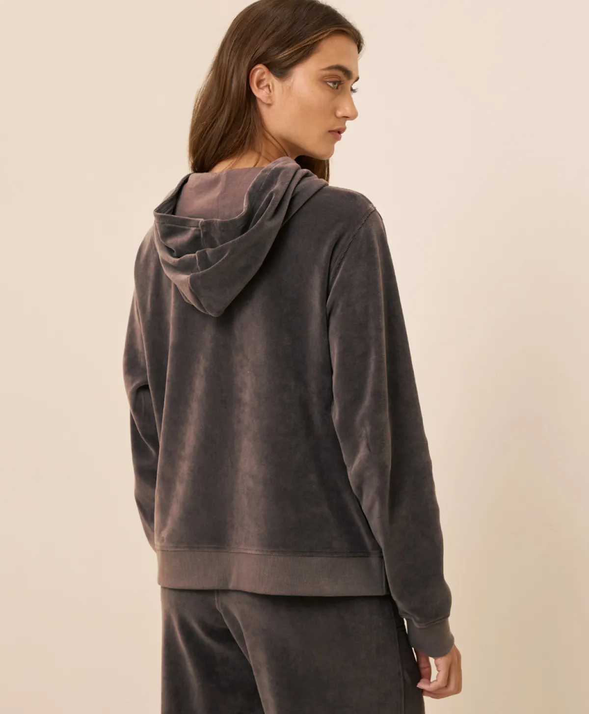 Women Pact Organic Pure Velour Zip Hoodie