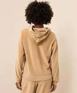 Women Pact Organic Pure Velour Zip Hoodie