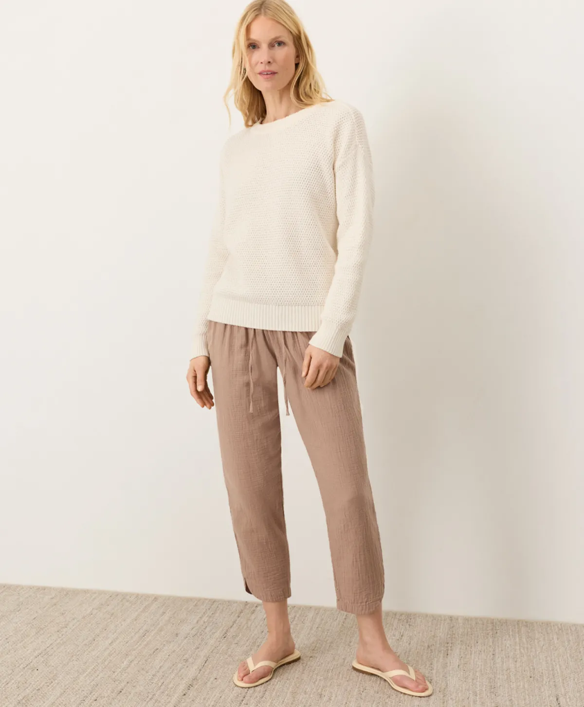 Women Pact Organic Shoreline Pullover Sweater