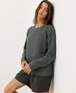 Women Pact Organic Shoreline Pullover Sweater