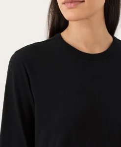 Women Pact Organic Soft-Slub Essential Crewneck Long Sleeve Tee