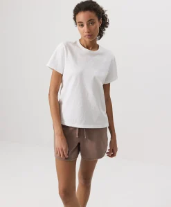 Women Pact Organic Soft-Slub Essential Crewneck Tee